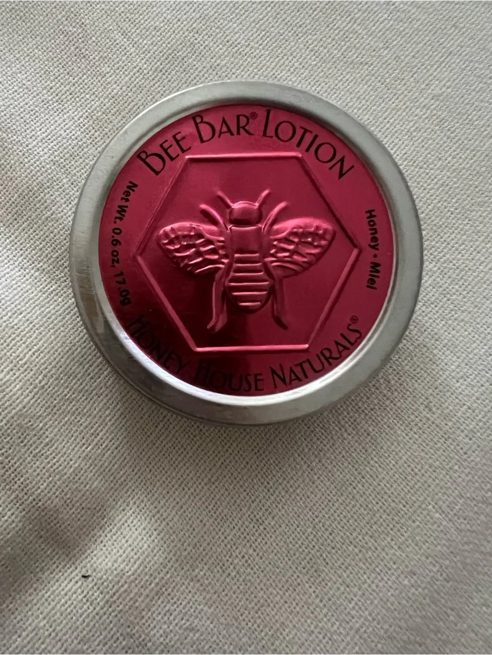 Honey House Naturals Small Bee Bar Lotion, Sweet Honey, 0.6 Ounce new